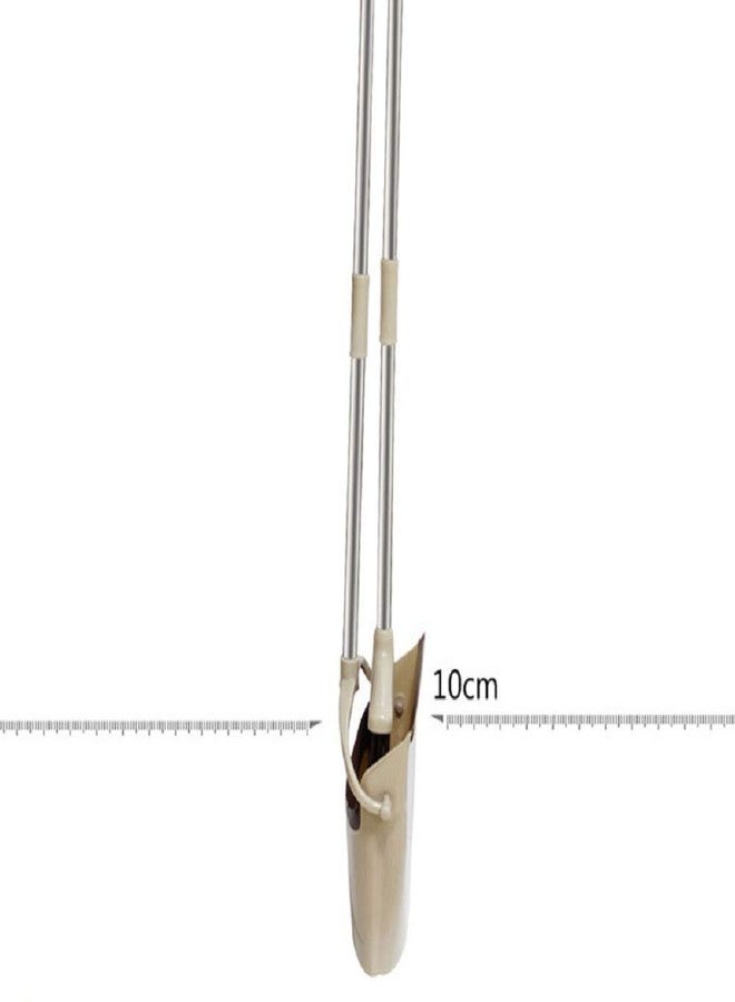 Ceatsy Broom and Dustpan Set Extendable Long Handle Brooms Upright Standing Dustpans Lightweight Stainless Self-Clean Soft Broom Combo for Home Indoor Kitchen Lobby Office Living Room - Image 4